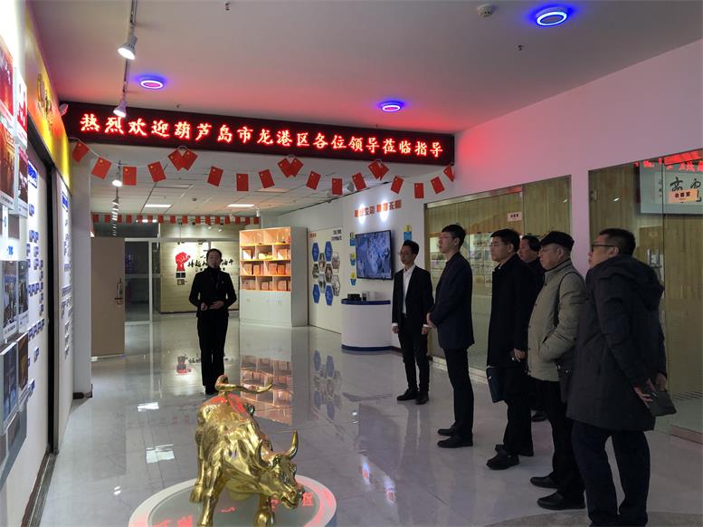 遼寧省葫蘆島市龍崗區常務副區長付國一行蒞臨遼聯集團考察財源大數據項目